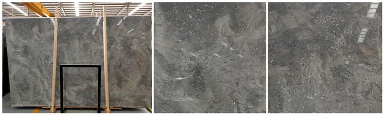 impression grey marble