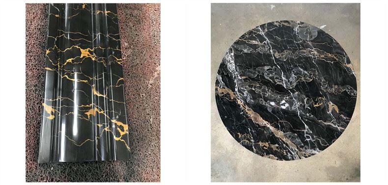 Portoro Marble Skriting Tiles