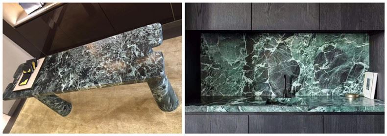 Verde Imperiale Green Marble Countertop