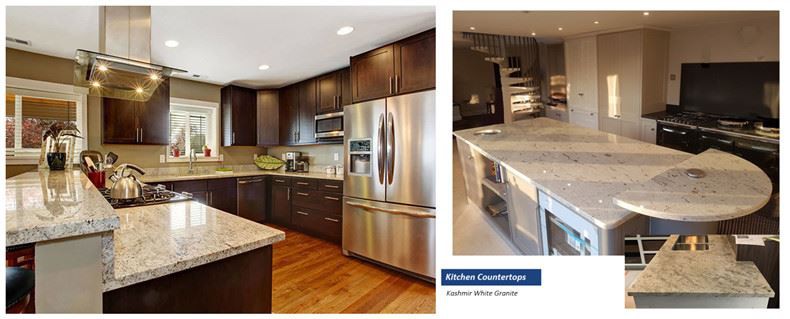 Kashmir White Granite Countertop