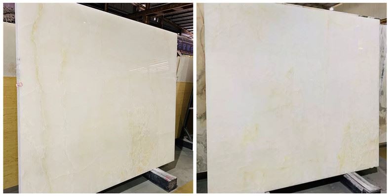 pure white onyx stone