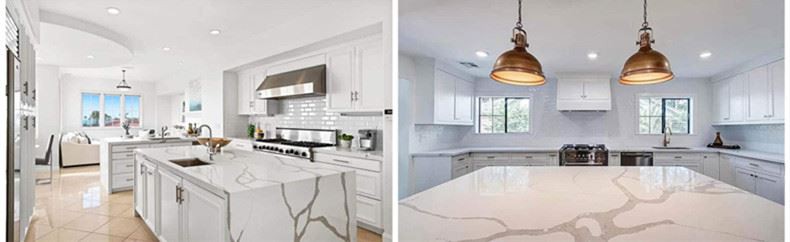 calacatta quartz countertop