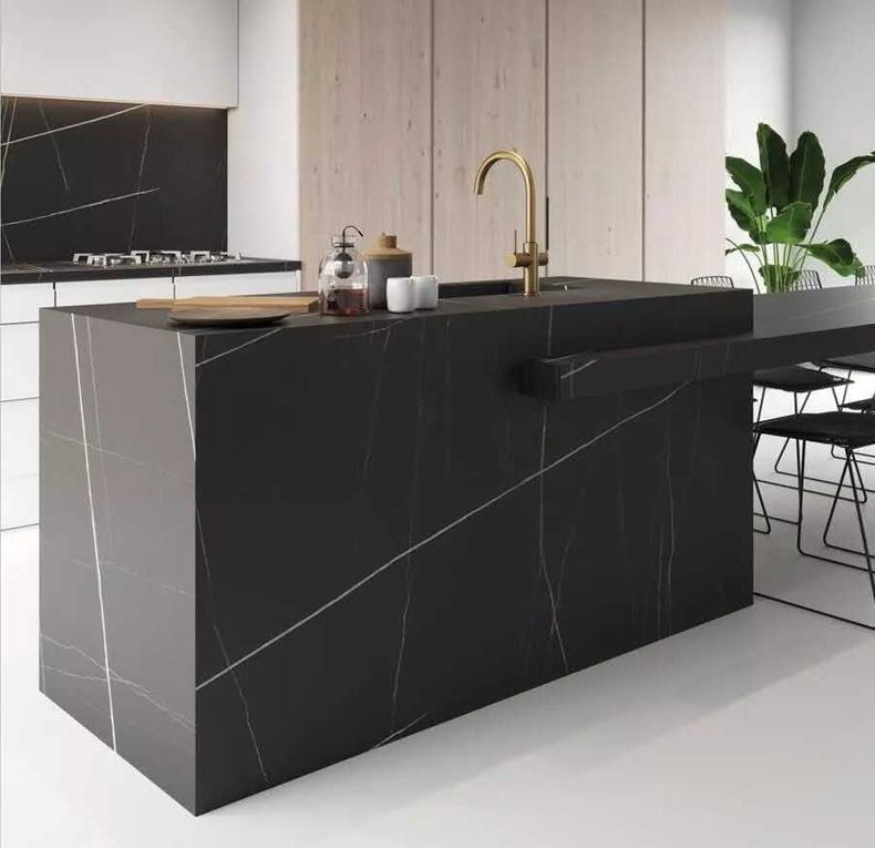 Black Sintered Stone Countertop