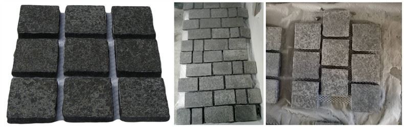G684 Black Granite Cobblestone