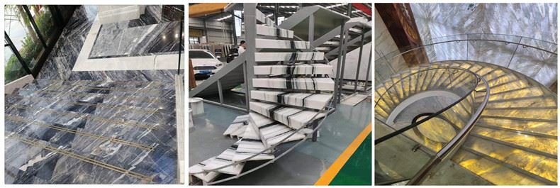 marble stair steps