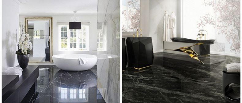 Black Marble Bathroom