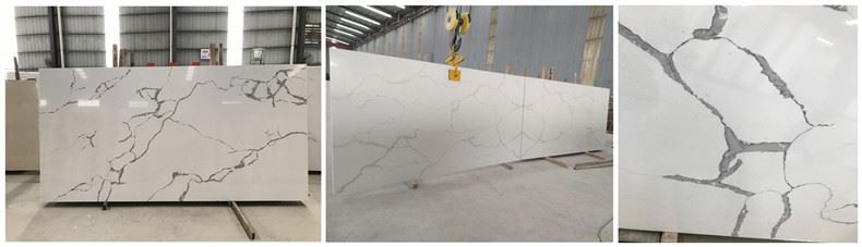 Calacatta White Quartz Slab