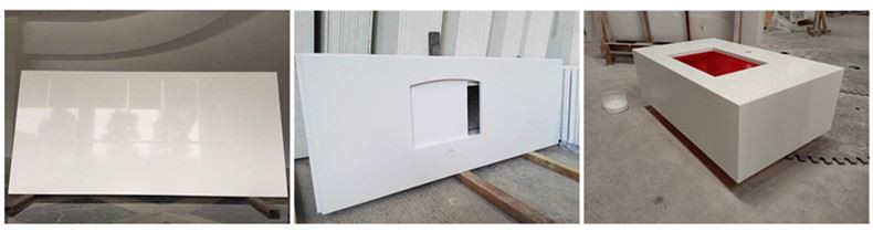 Pure White Quartz Countertops