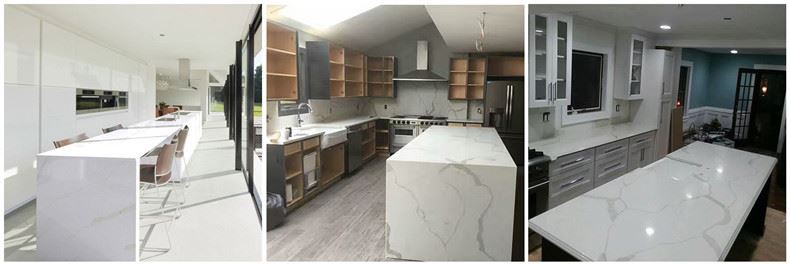 Calacatta White Quartz Solid Surface