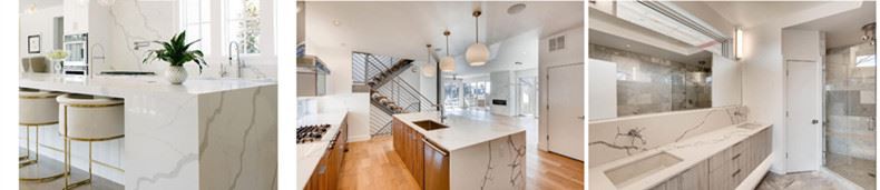 Calacatta Quartz Kitchen Surface
