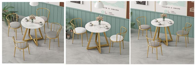 Volakas White Marble Round Coffee Table