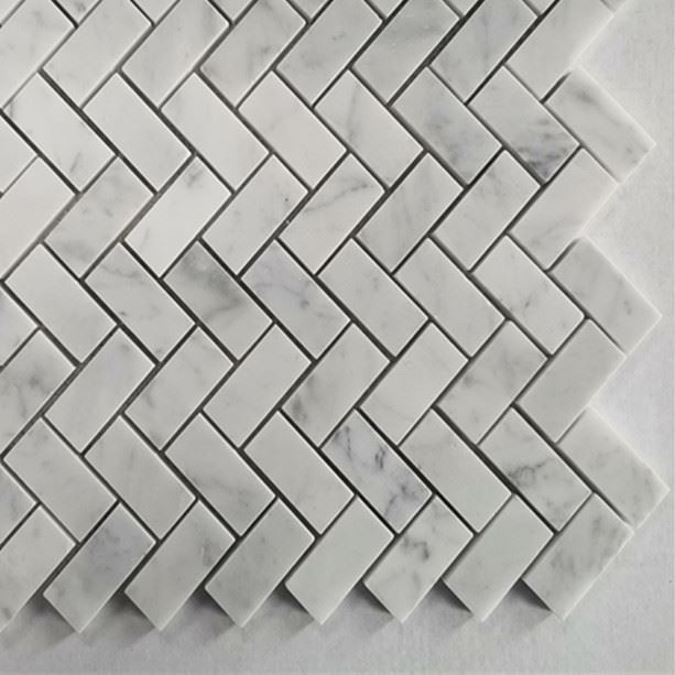 arabescato carrara herringbone for walling