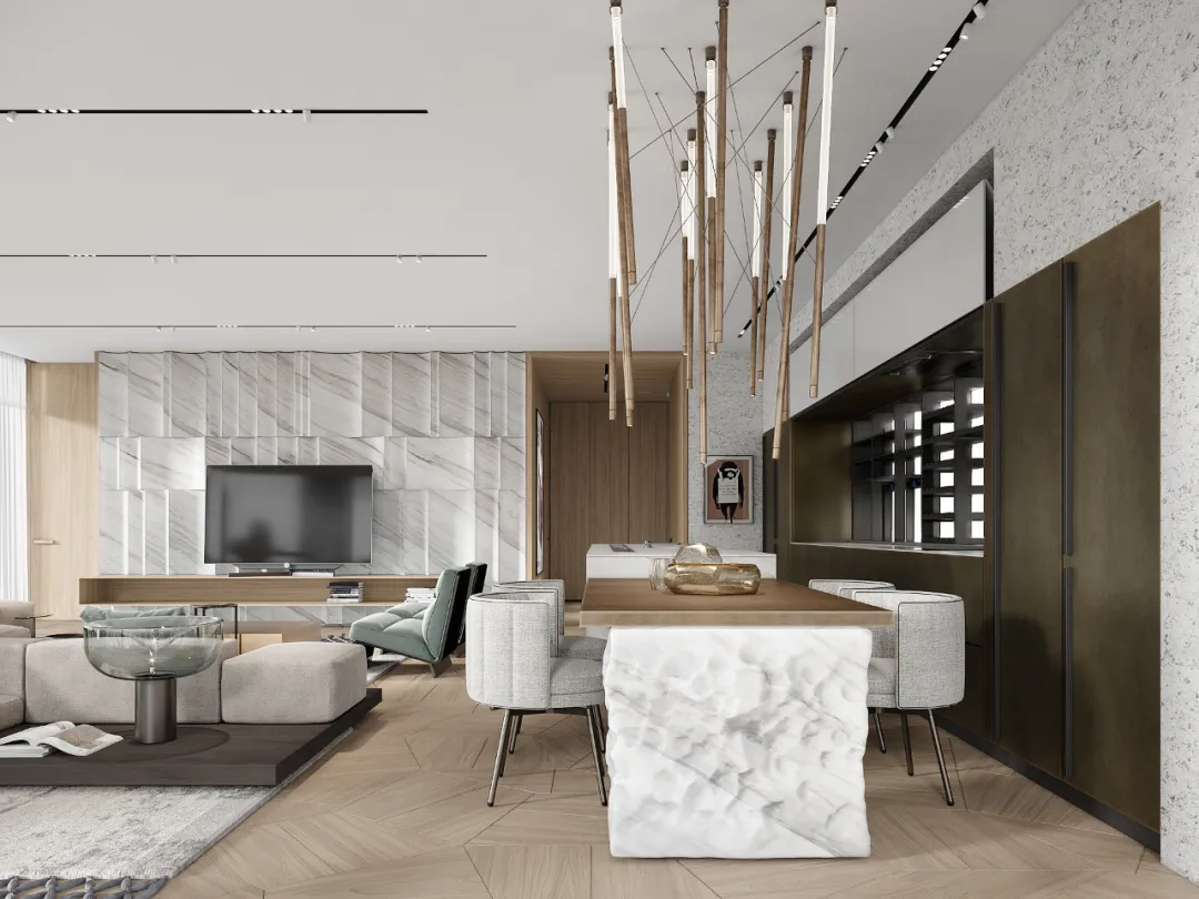 Volakas Marble Kitchen Work Tops