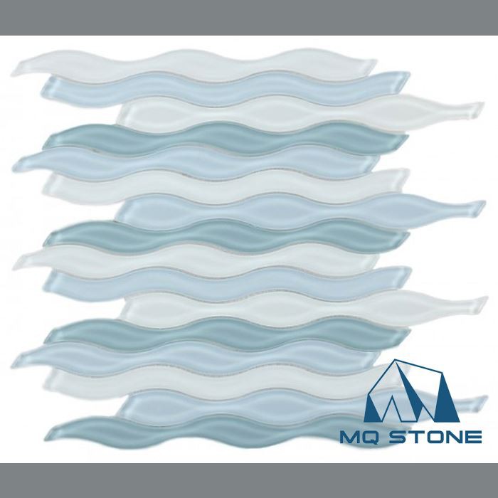 glass mosaic mix marble stone