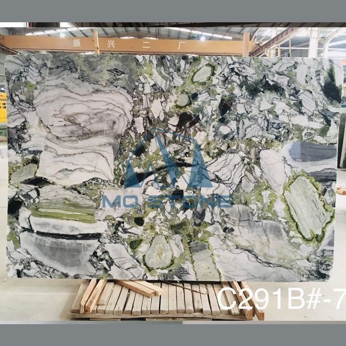 Ice green marble