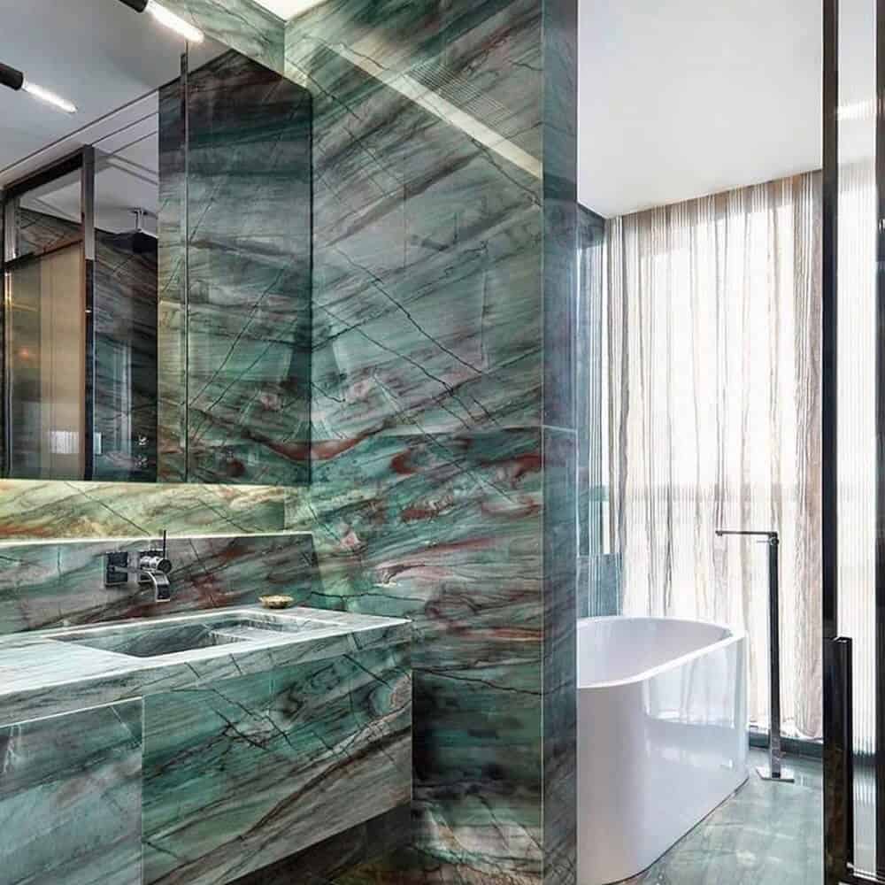 Botanic Green Quartzite Vanity Tops