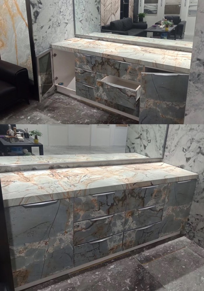 Blue Farfalla Quartzite Tables