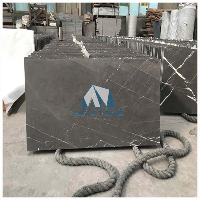 Pietra Grey Marble Floor Tiles
