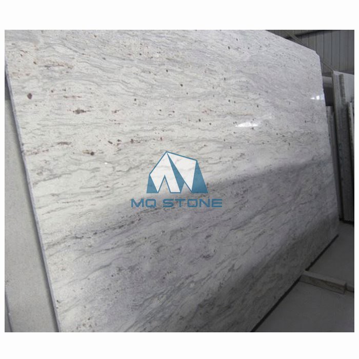 river white granite slab