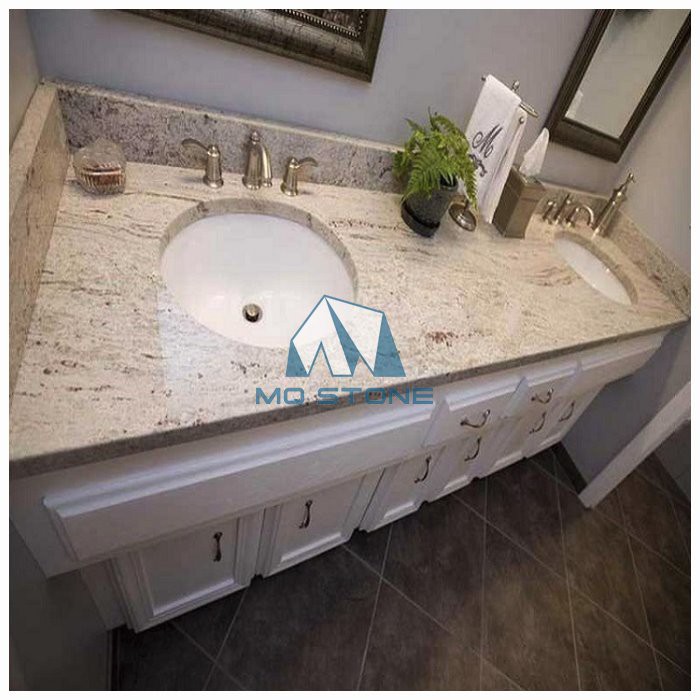 river white granite countertop