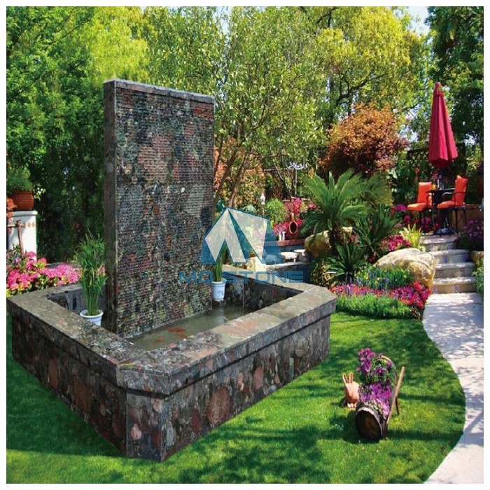 Green Marinace Granite Feature Wall