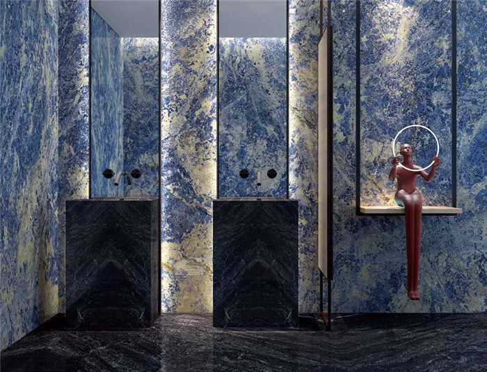 Bolivia Blue Sintered Stone for project