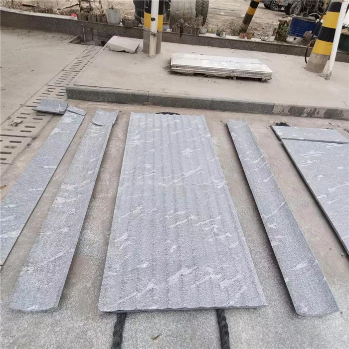Black Malawi granite curved