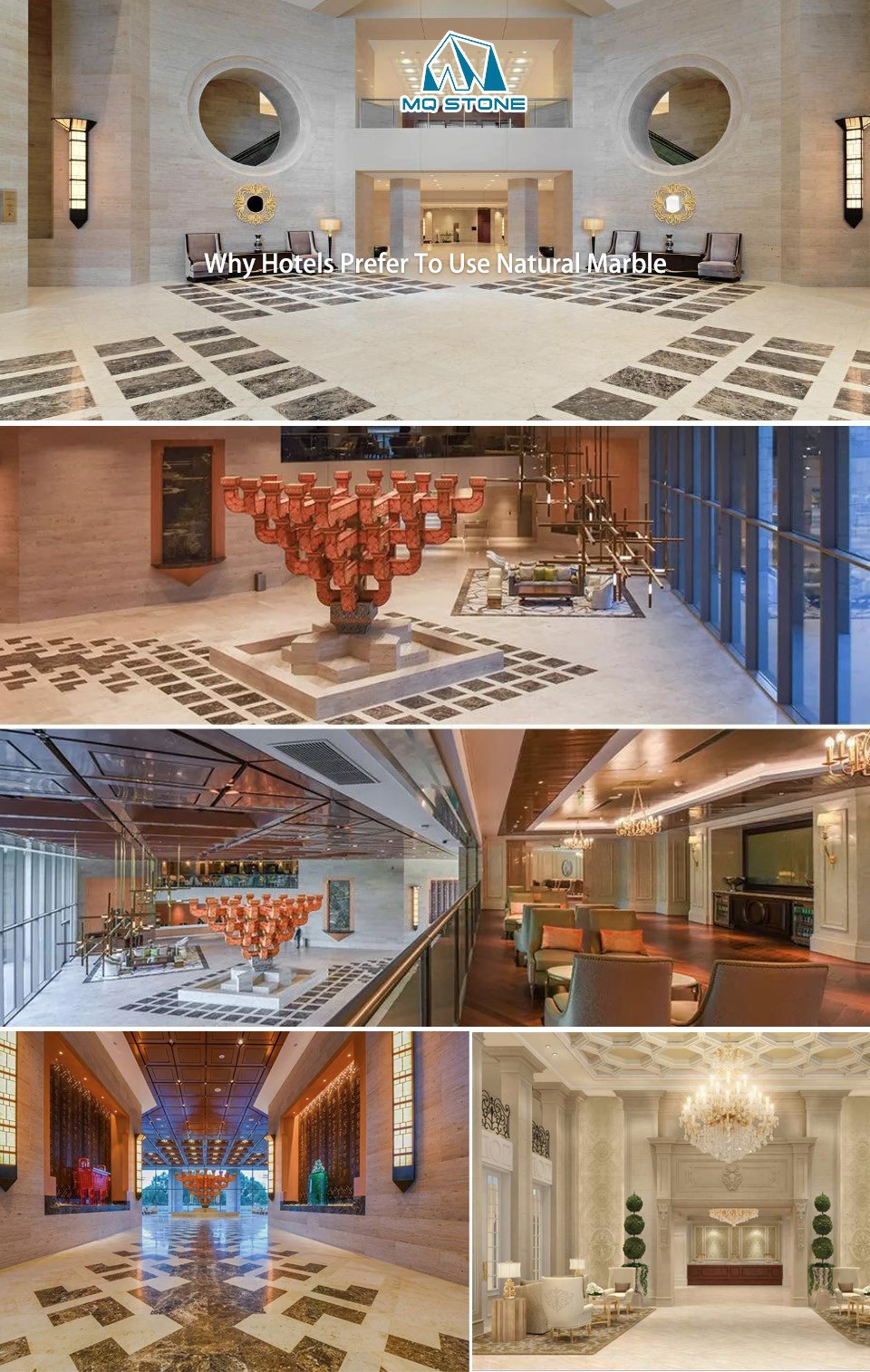 Jura Beige Limestone Hotel Lobby Area