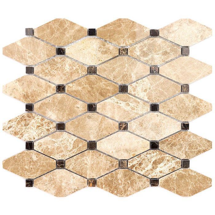 Dark Emperador Light Emperador Marble Mosaic