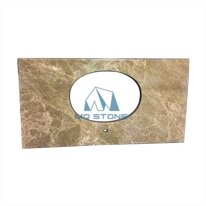 Light Emperador Marble Vanity Tops