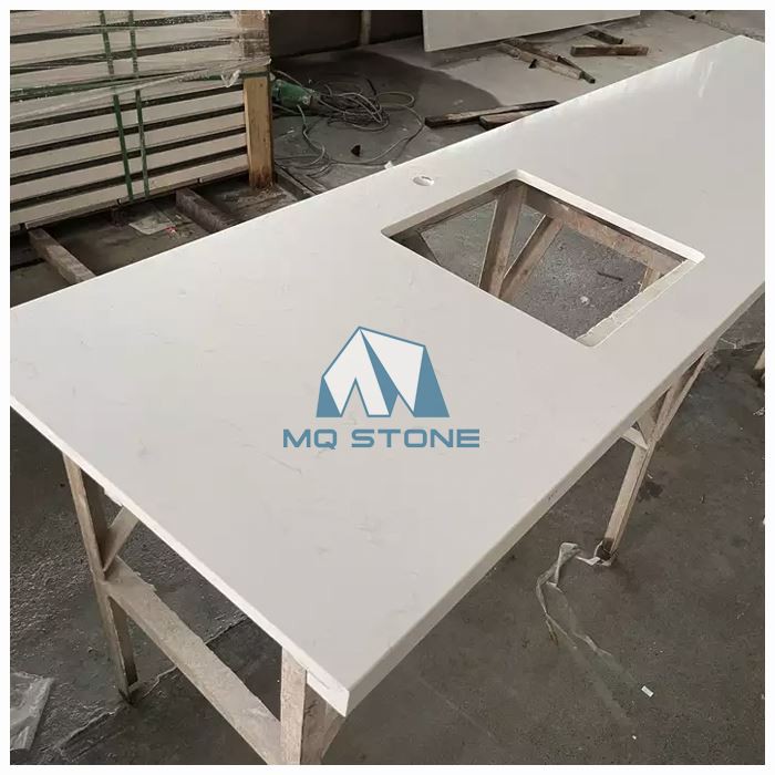 White And Grey Quartz Countertops